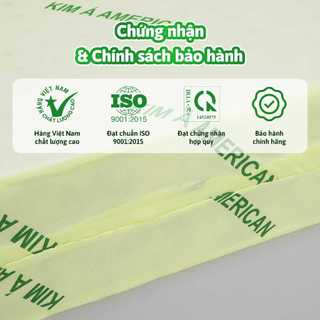 Nệm cao su non American Kim Á chính hãng siêu êm ái, mềm mại, thoáng mát Độ Dày 20cm