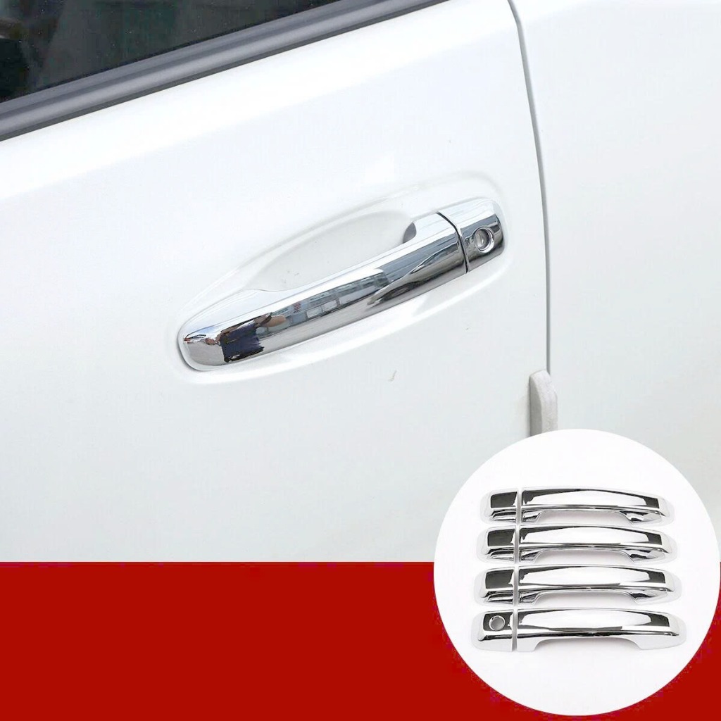 Ốp Tay Cửa Prado 2010 2011 2012 2013 2014 2015 2016 2017 - Ốp Bảo Vệ Tay Mở Cửa Toyota Prado