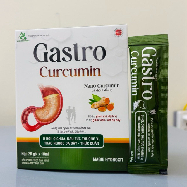 Gói uống GASTRO CURCUMIN bảo vệ dạ dày