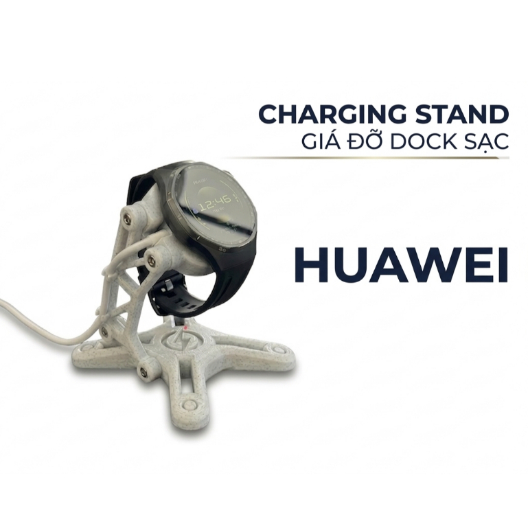 [Ver 1] Giá đỡ sạc đồng hồ HUAWEI: GT2, GT3/4/5, GT5Pro/Ultimate1, GT6/Ultimate2, Fit4, Fit3, Watch 