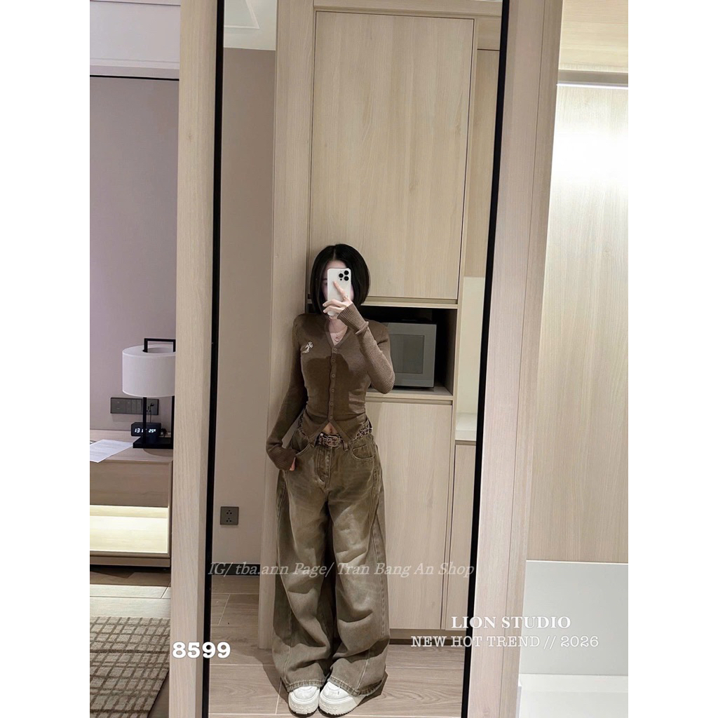 🦁LION STUDIO❤️ quần bò TL báo 8599 sml  Trung Quốc , QCCC