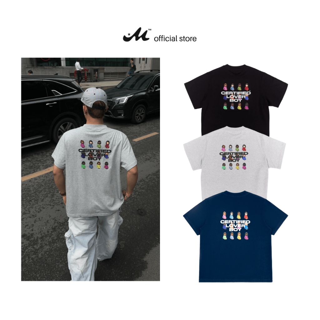 Áo Thun Local Brand MUZIK CLOTHING | LOVER BOY - Form Boxy, 100% Cotton 2 Chiều, 250gsm | T-LVB