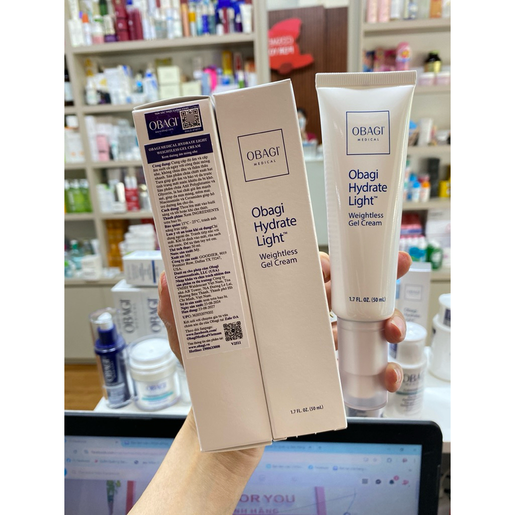 KEM DƯỠNG ẨM DỊU NHẸ OBAGI HYDRATE LIGHT™ GEL CREAM