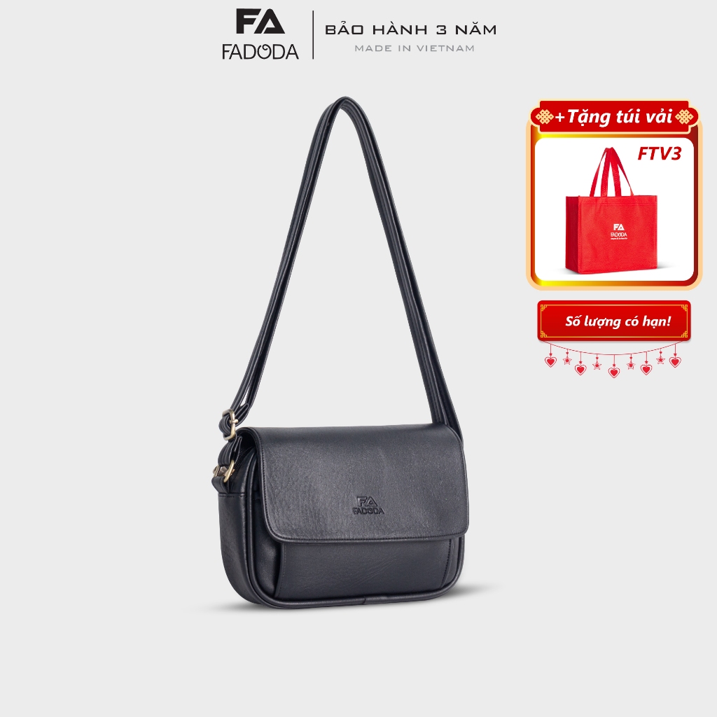 Túi đeo chéo da thời trang cao cấp nhiều ngăn Fadoda FN22