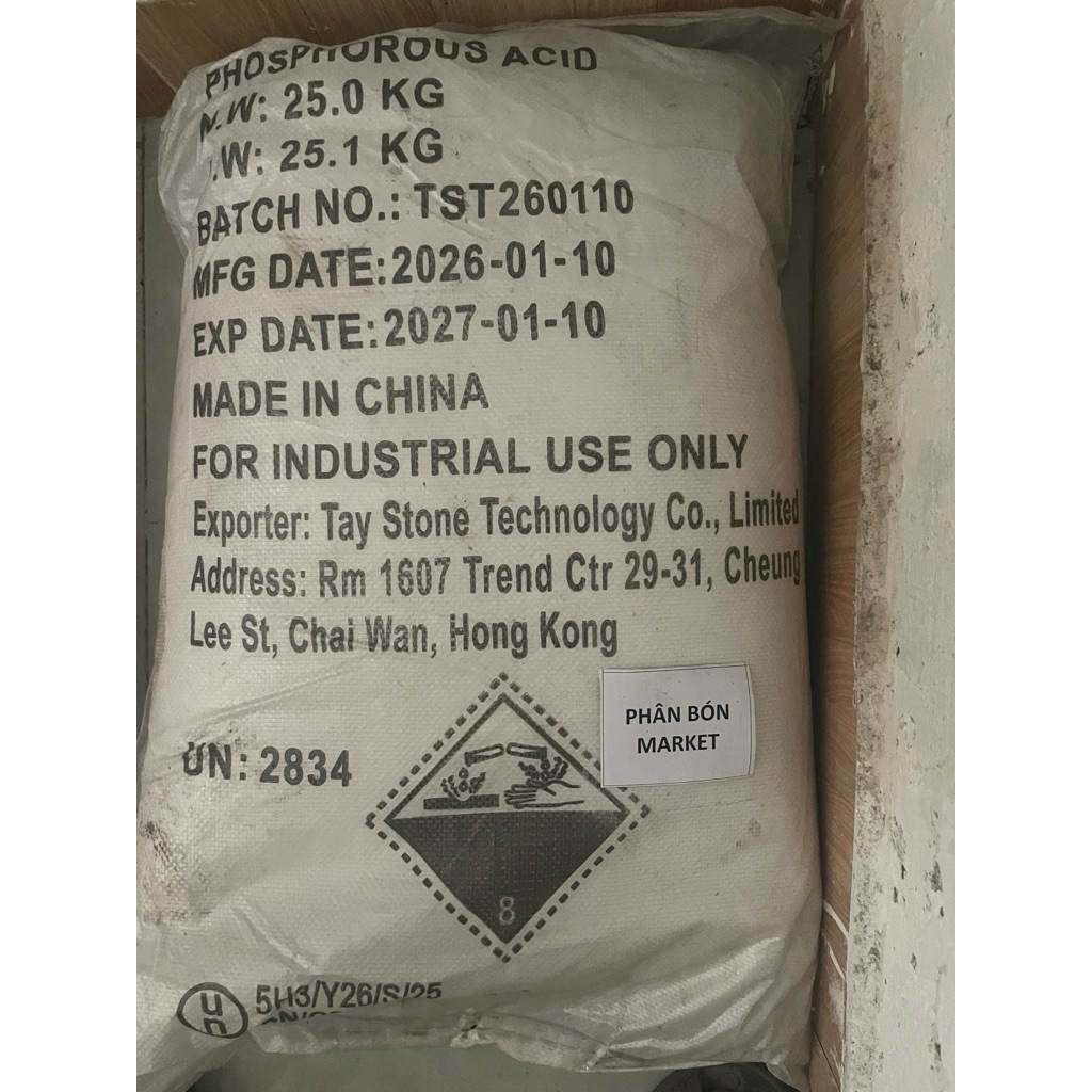 LÂN 86 - AXIT PHOSPHOROUS- H3PO3 bao25kg