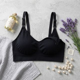 Áo lót bầu không gọng cotton mềm mịn co giãn tốt mặc êm suốt ngày, có thiết kế cho bé ti - AN41