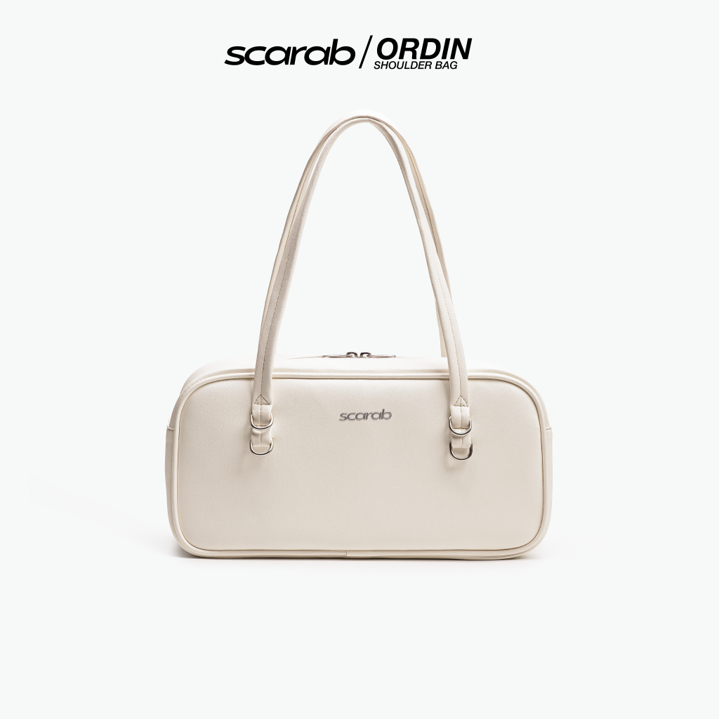 Túi xách đeo vai SCARAB ORDIN BEIGE thời trang nam nữ đựng vừa iPad 11 inch, điện thoại, ví tiền, đồ