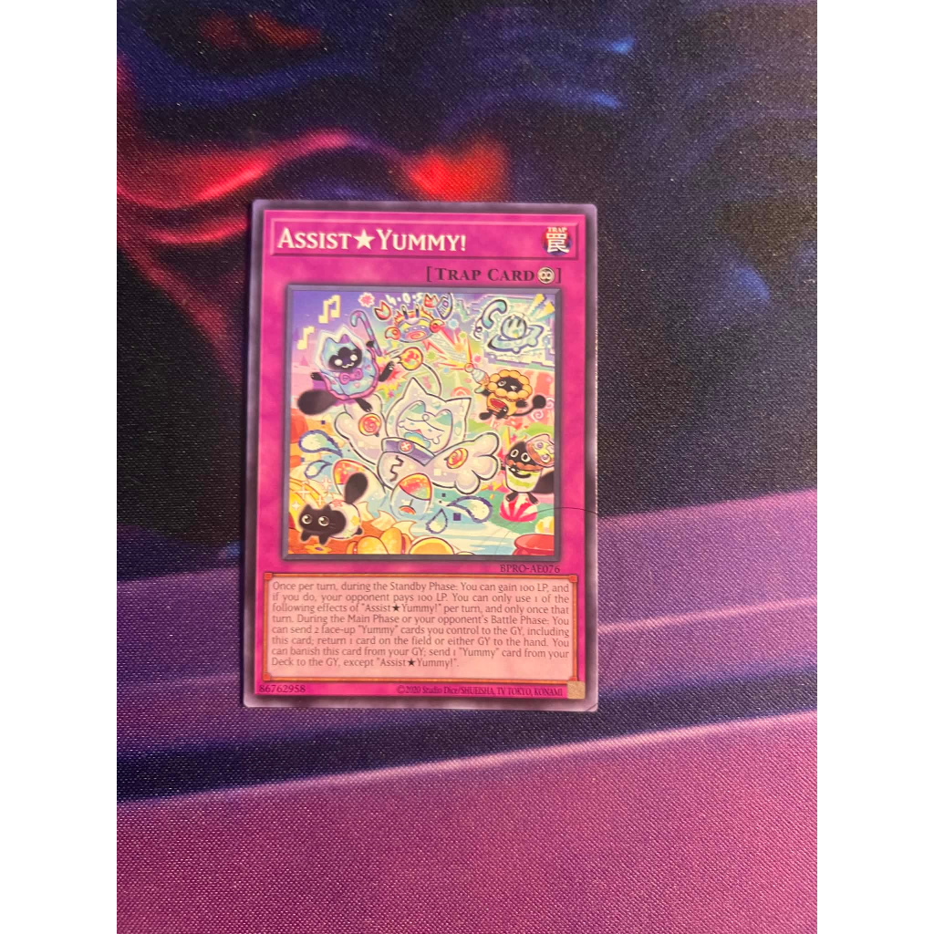 TGT Yugioh thẻ bài Yugioh chính hãng Assist*Yummy BPRO-AE076 rare