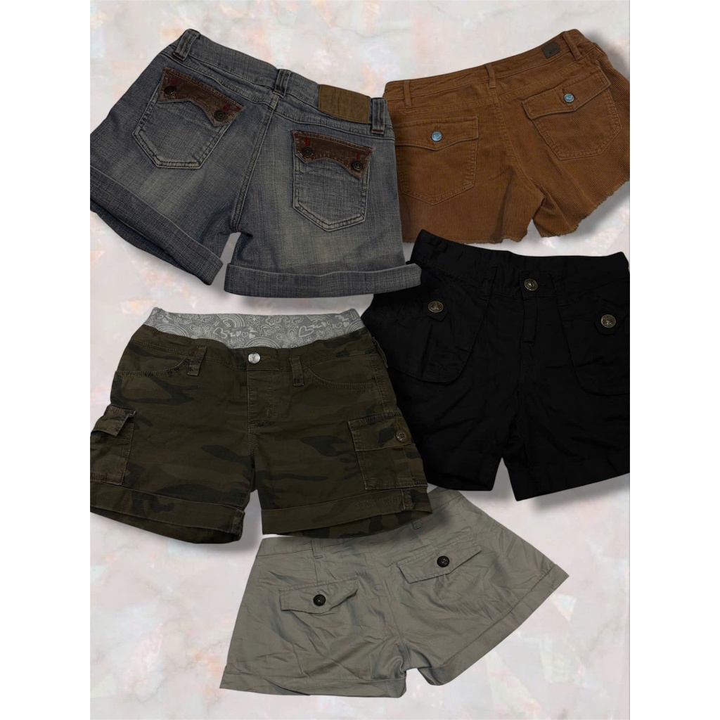 (CẬP NHẬT 28/03) QUẦN SHORT TÚI HỘP 2HAND STYLE Y2K