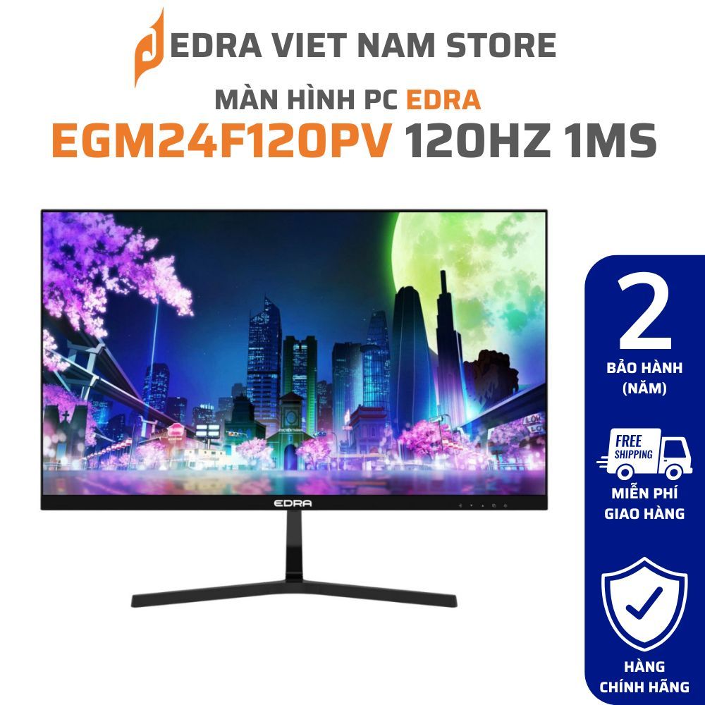 MÀN HÌNH PC EDRA EGM24F120PV 24" IPS 120HZ 1MS CHÍNH HÃNG BẢO HÀNH 2 NĂM