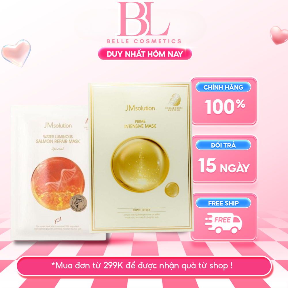 Mặt nạ JM Solution mặt nạ cá hồi JM Water Luminous Salmon Repair Special mặt nạ vàng 24k JMSolution 