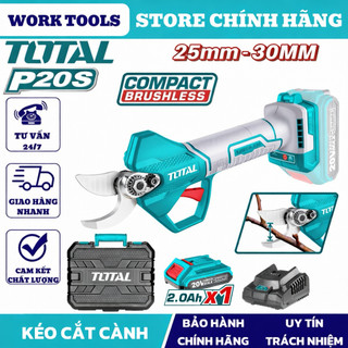 TOTAL Máy cắt cành 25mm - 30mm dùng pin 20V TSSLI20258 / TSSLI202581 / TSSLI20308 / TSSLI203083