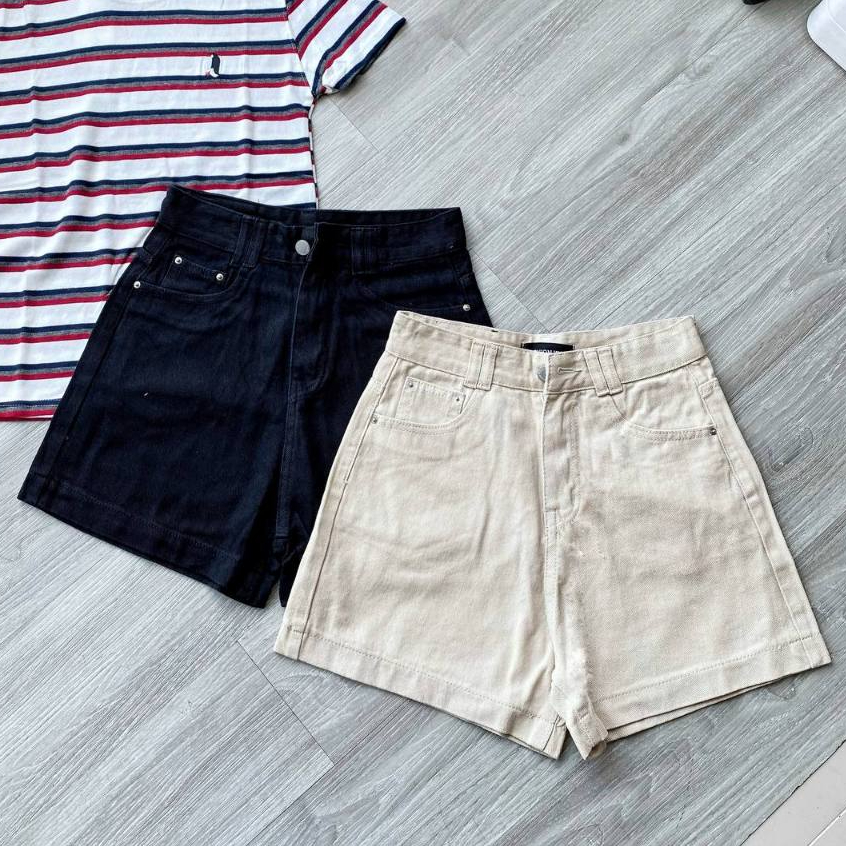 Quần Short Jeans Nữ FMSTYLE SHOP – Thêu Nơ Túi Sau Dễ Thương, Form Chuẩn Dễ Phối 26030129