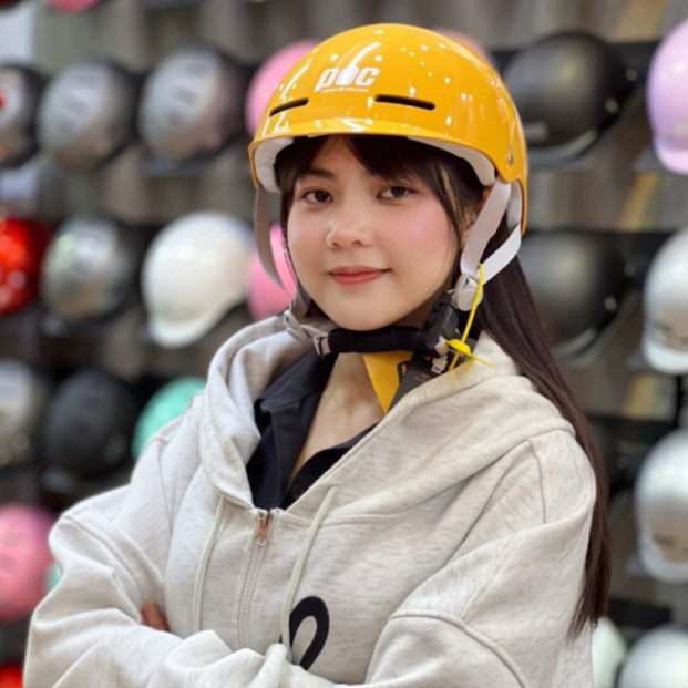 Nón bảo hiểm xe máy POC P20, màu vàng Solar, Mũ POC chính hãng POC