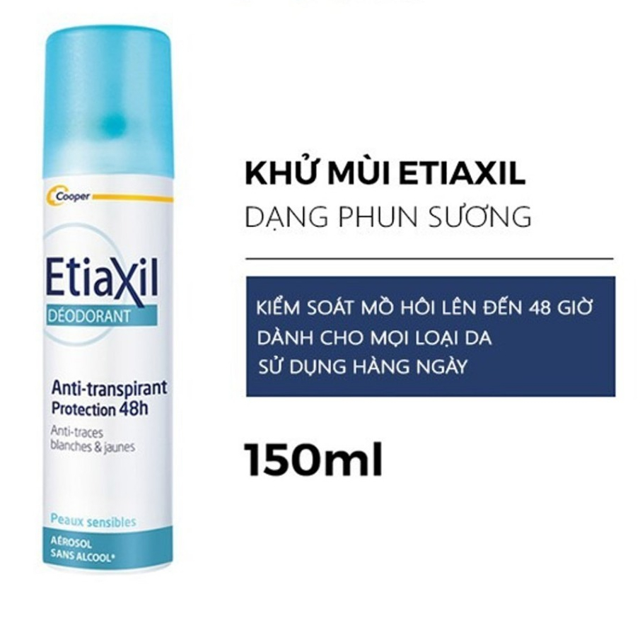 Xịt Khử Mùi Etiaxil Ngăn Mồ Hôi Hàng Ngày (150ml)