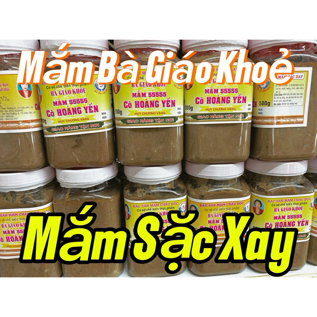 Mắm Sặc Xay BÀ GIÁO KHOẺ loại 1 - Hũ 500gr