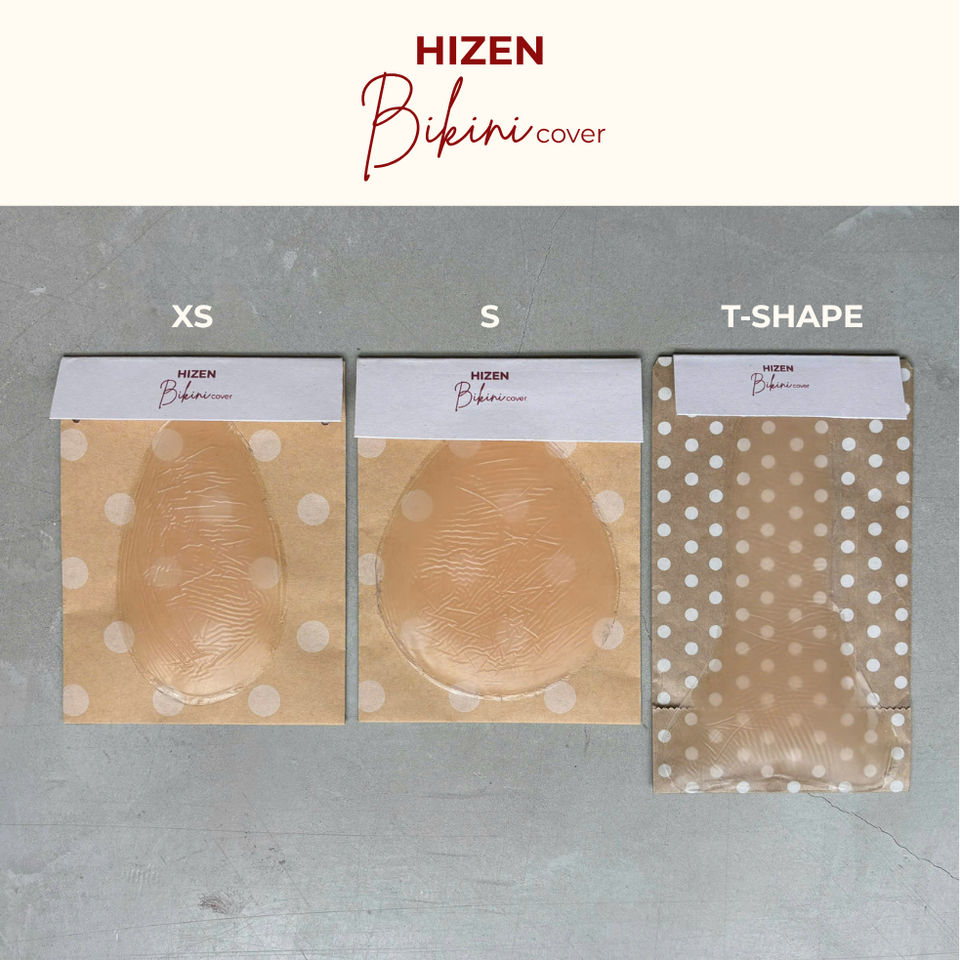 HIZEN Miếng Dán Quần Silicon An Toàn Cho Da Tự Tin Vận Động BIKINI COVER