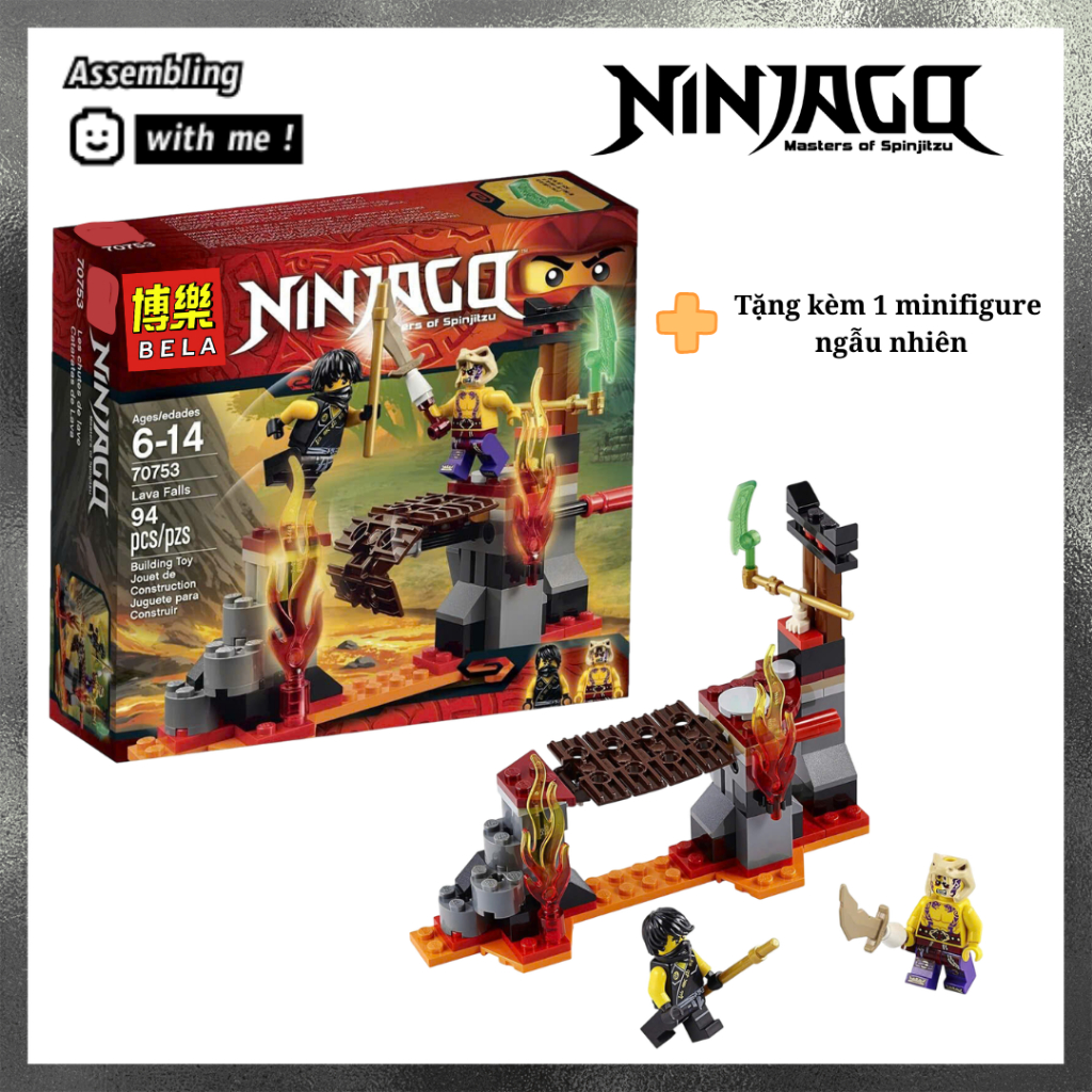 Đồ chơi lắp ráp mô hình Ninjago Season 4 - Cuộc chiến giữa các Ninja - 94pcs