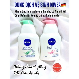Dung dịch vệ sinh phụ nữ Nivea intimo Đức 250ml  NỘI ĐỊA ĐƯC