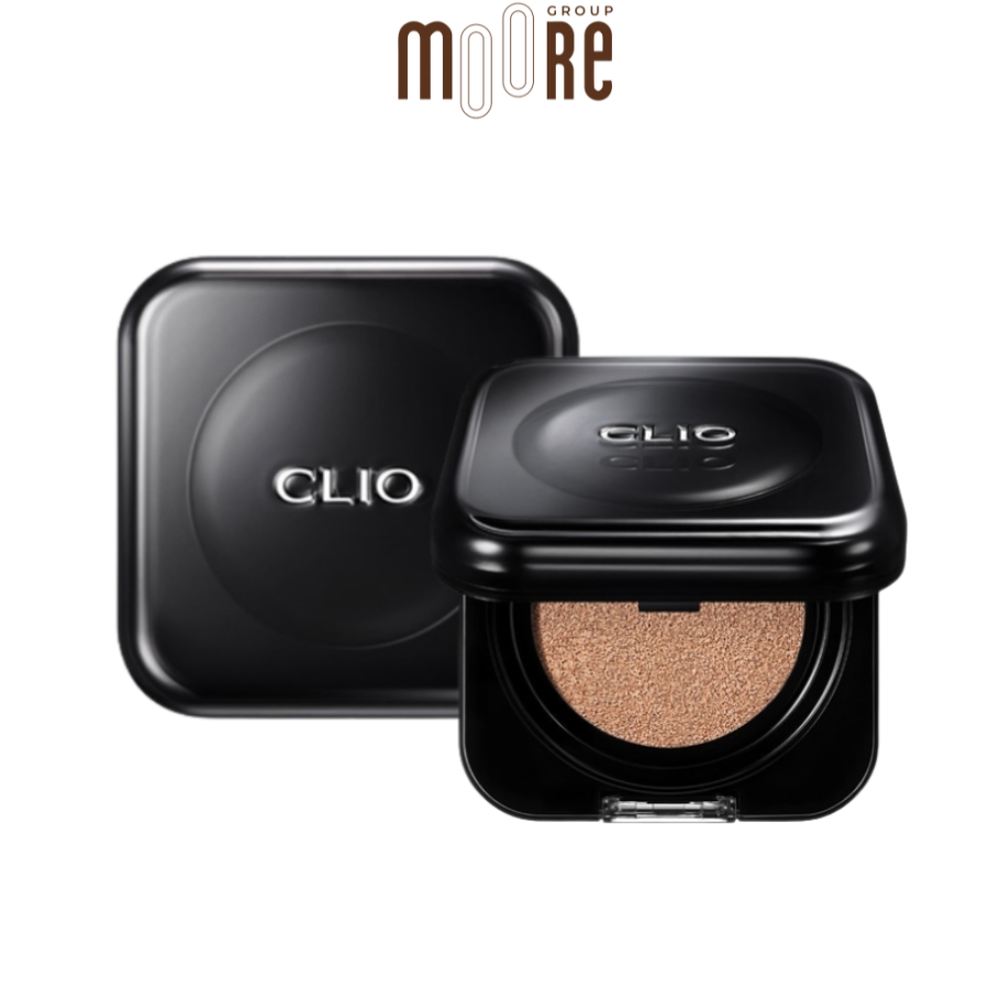 Phấn Nước Trang Điểm Clio Kill Cover Founwear Cushion SPF40 PA++ Kèm Lõi 15gx2 - Vỏ Đen