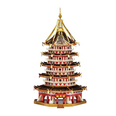 Mô Hình Kim Loại 3D Lắp Ráp Piececool Tháp Lôi Phong (103 mảnh, Hít Tủ Lạnh) B003-RG – MP1329
