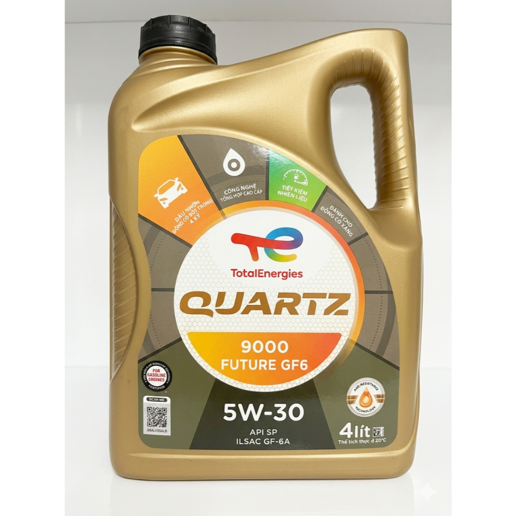 Nhớt động cơ xăng Total Quartz 9000 API SQ 5W30 4L
