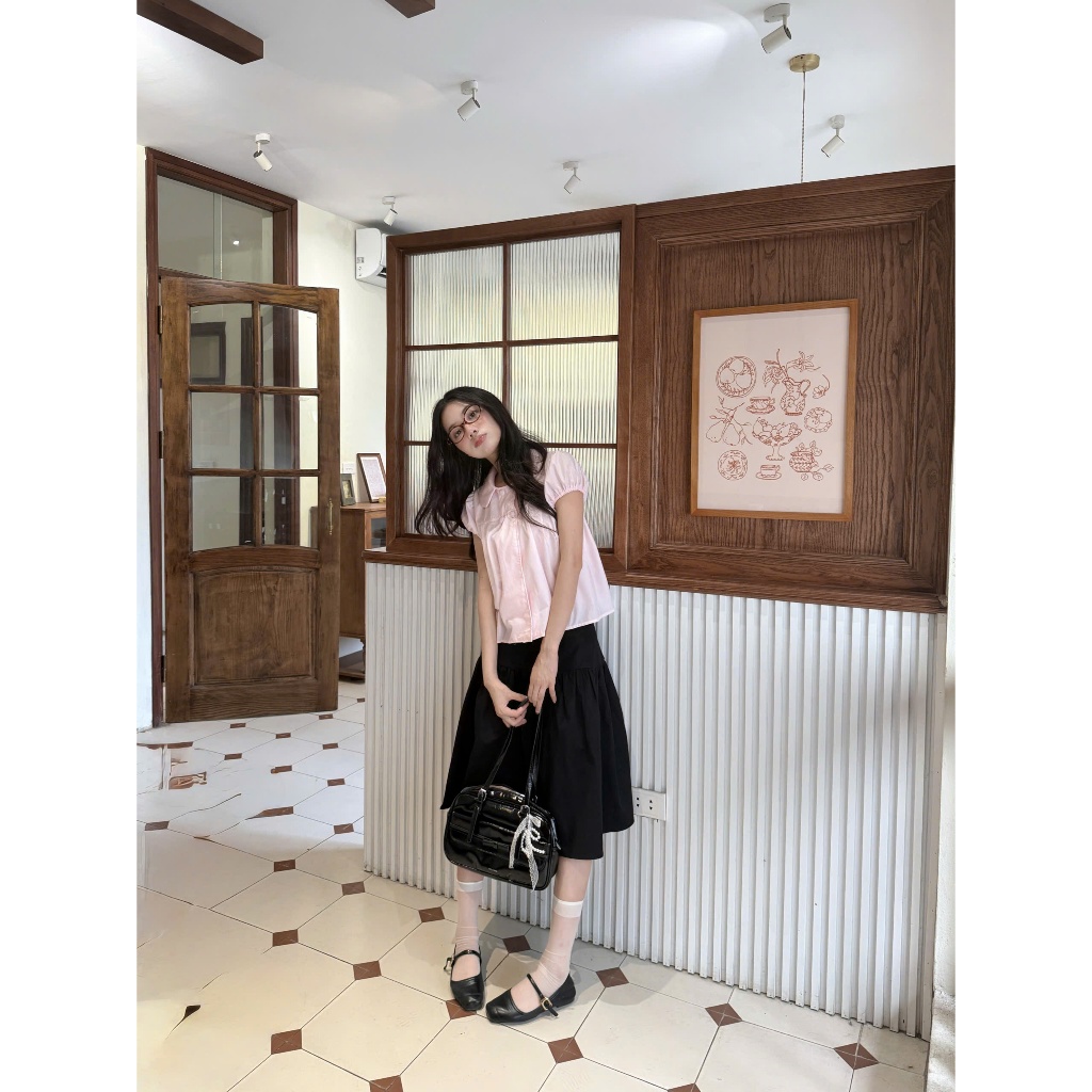 Chân váy lửng kaki chéo kiểu Nhật, Chân váy Sumi Skirt kaki kiểu Nhật - 29feb.closet - CV76 | BigBuy360 - bigbuy360.vn