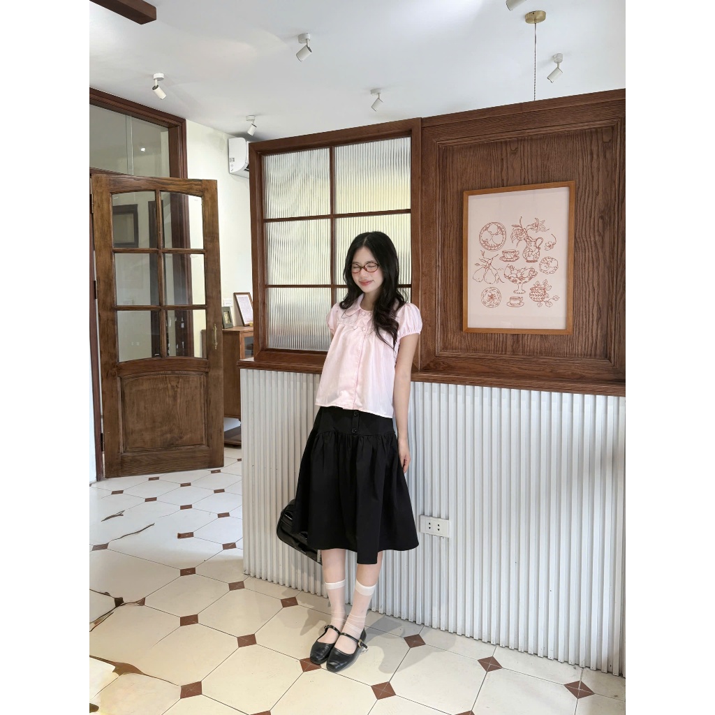 Chân váy lửng kaki chéo kiểu Nhật, Chân váy Sumi Skirt kaki kiểu Nhật - 29feb.closet - CV76 | BigBuy360 - bigbuy360.vn