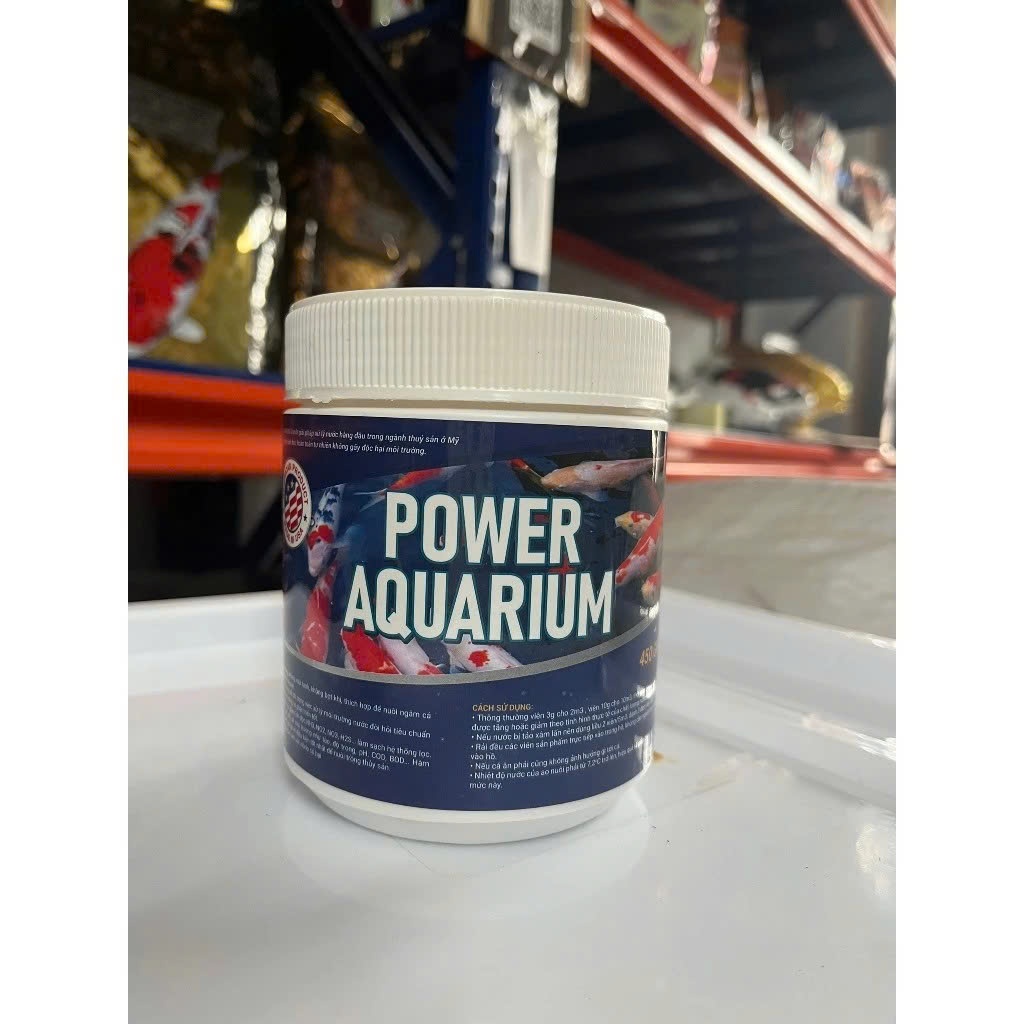 Vi sinh Mỹ 3g POWER AQUARIUM COMBO 5 viên - 10 viên dành cho hồ Koi tách lẻ từ thùng của hãng
