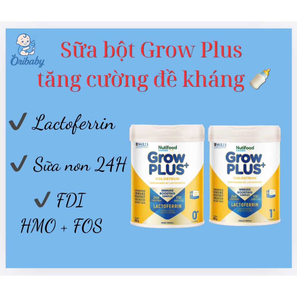 GrowPLUS+ vàng Lactoferrin (Nutifood)