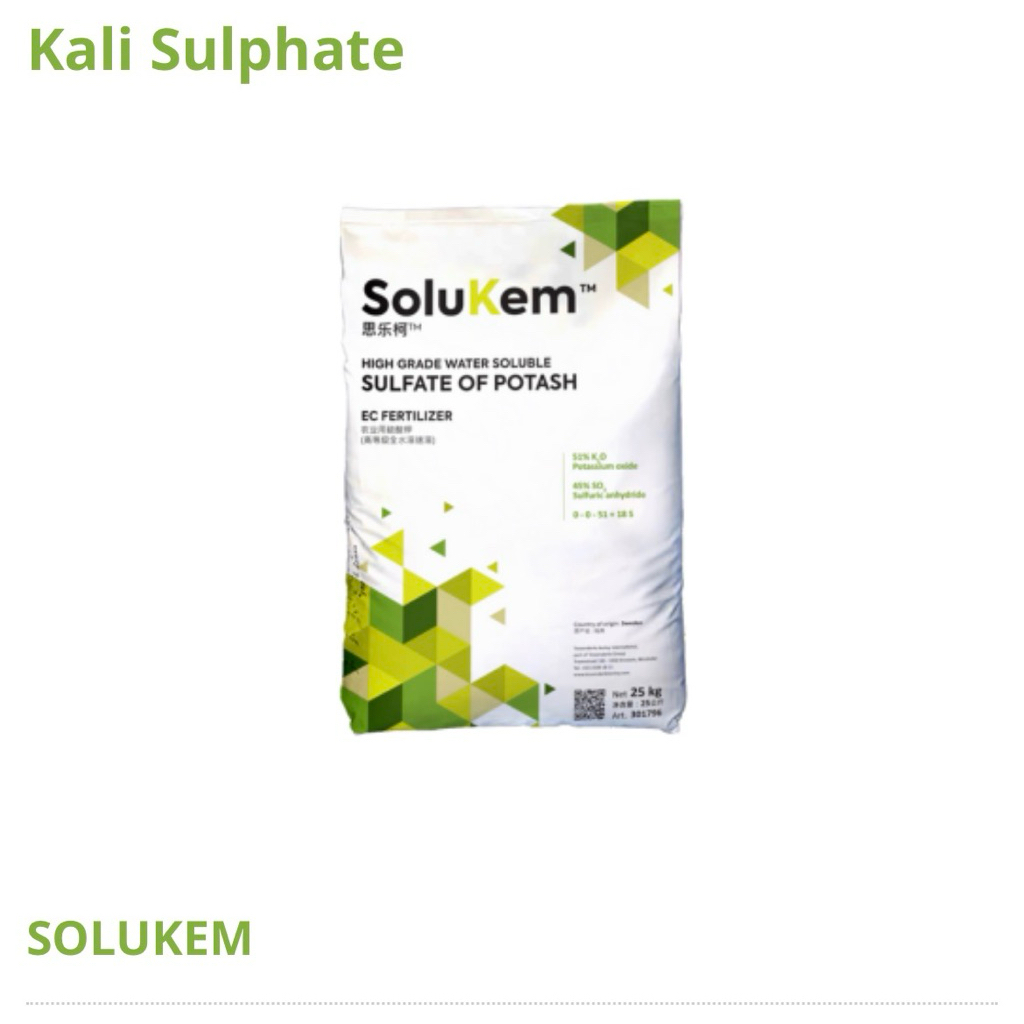 phân bón Solukem Vĩnh Thạnh (kali sulphat)-Bao 25kg