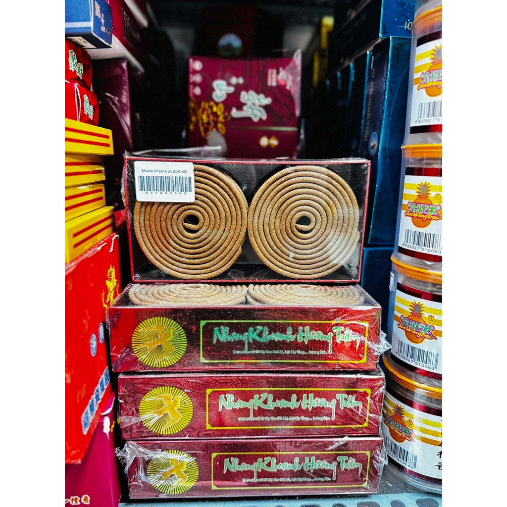 Nhang Khoanh 8h Bảo Hiệp Long ( Hàng Chính Hãng ), Thơm Trầm Dịu Nhẹ