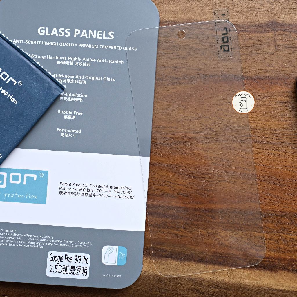 Cường lực GOR Pixel 9/9 Pro/9 Pro XL, Dán màn hình Google GG Pixel 9 Pro XL trong suốt, chống bám vâ