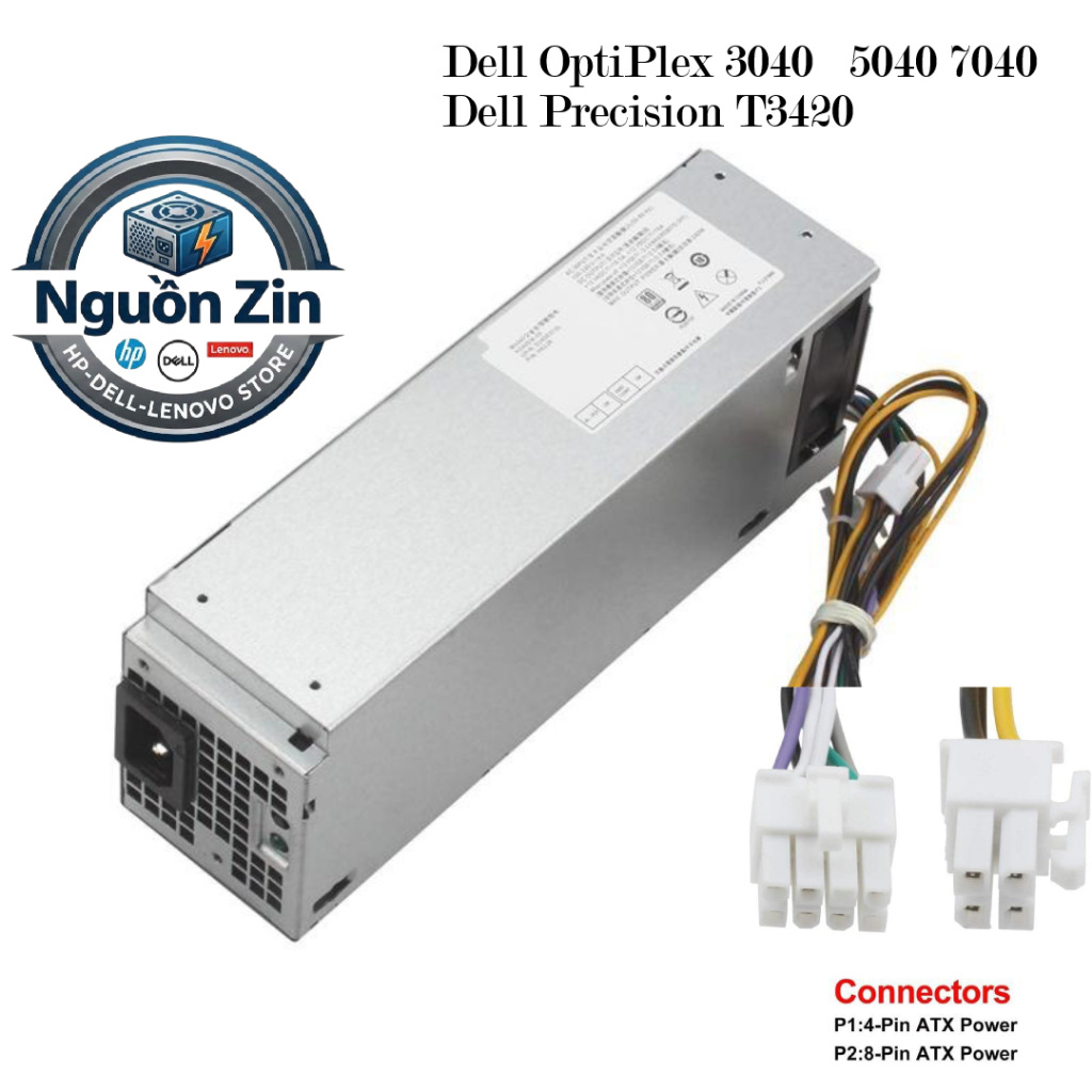 Nguồn Dell Optiplex 3040 5040 7040 T3420 SFF- 240W - Chân 8Pin+4Pin