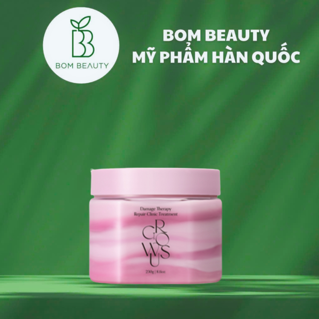 Kem ủ phục hồi chuyên sâu GROWUS Damage Therapy Repair Clinic Hair Pack 230g