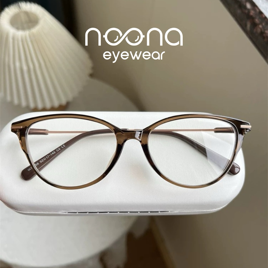 Gọng Kính Mắt Mèo Phối Kim Loại Chắc Chắn Cao Cấp - S72358