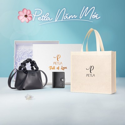 TÚI XÁCH NỮ MINI CẦM TAY KÈM DÂY ĐEO CHÉO PETLA LN03