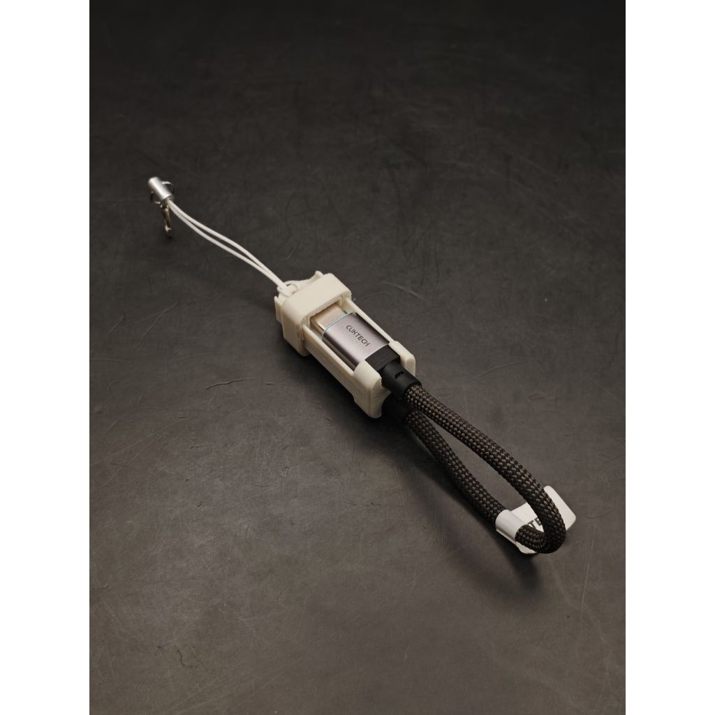 Móc khoá cáp sạc ngắn Cuktech 240W [Không Kèm Dây Sạc]