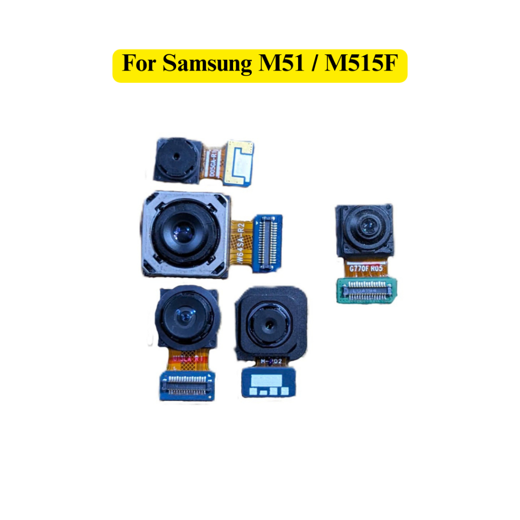 Camera Trước Sau Samsung M51 (SM-M515F) zin chính hãng tháo máy,hoạt đông tốt.