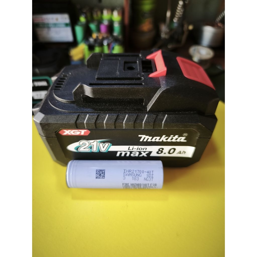 Pin đóng chân phổ thông M21 10cell 8ah, sử dụng lõi pín Samsung 40T 21700