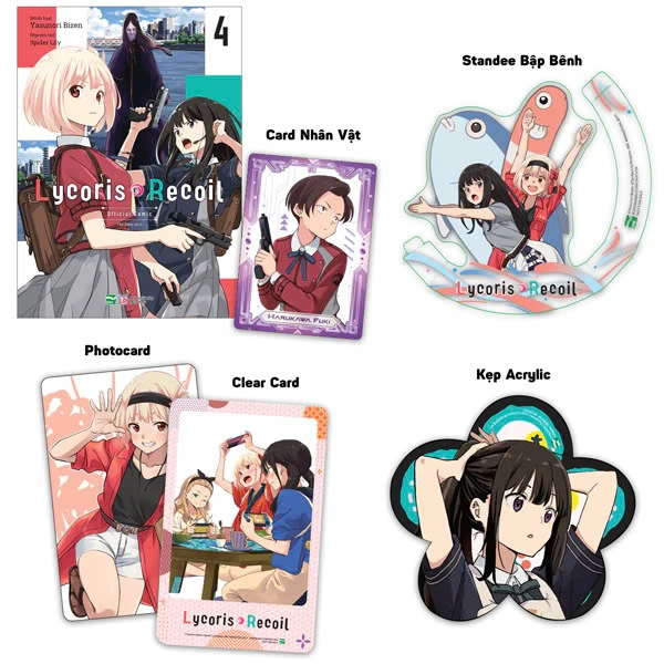 Truyện tranh:  Lycoris Recoil (lẻ tập 1.2.3.4.5....)- IPM