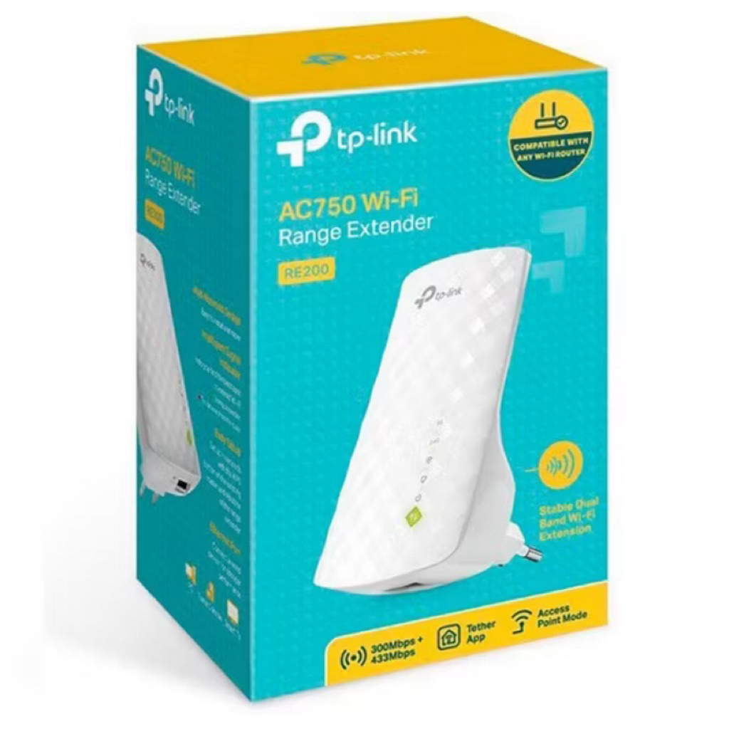Bộ thu phát sóng Wifi TPLink 750Mbps AC750 RE200