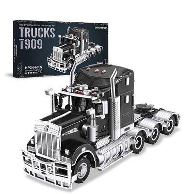 Mô Hình Kim Loại 3D Lắp Ráp Piececool Xe Đầu Kéo Kenworth T909 (308 mảnh) HP344-KS - MP1228
