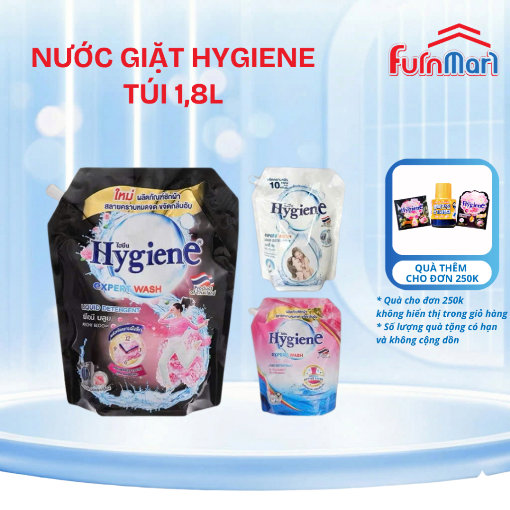 Nước Giặt - Nước Giặt Hygiene Thái Lan Túi 1800ml - Nước Giặt Hygiene Hương Nước Hoa