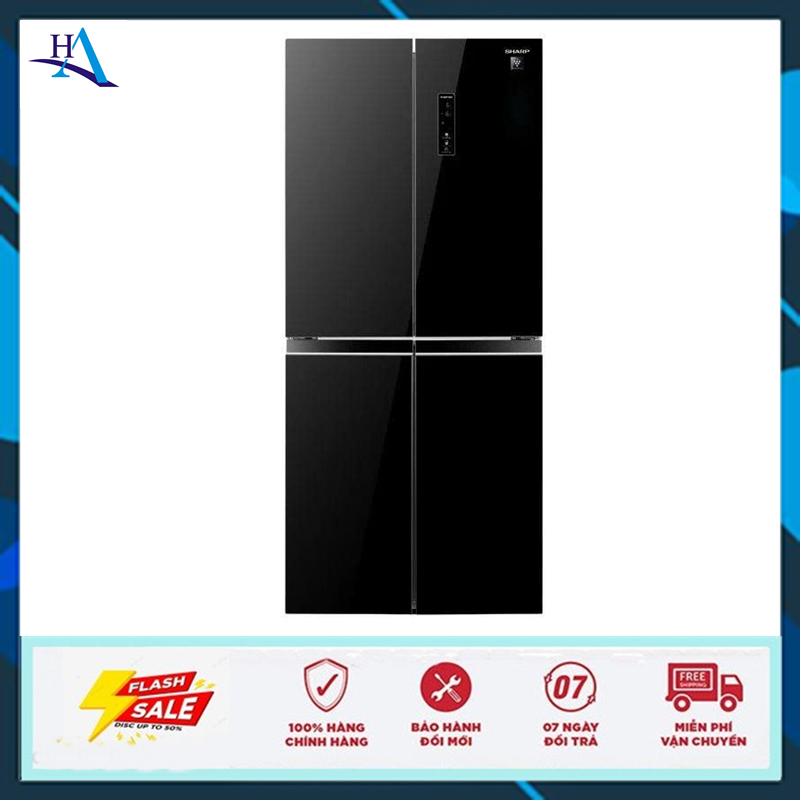 Tủ lạnh Sharp Inverter Multi Door 421 lít SJ-FXP510VG-BK (Free Ship Nội Thành TP.HCM-Ngoài Tỉnh Liên