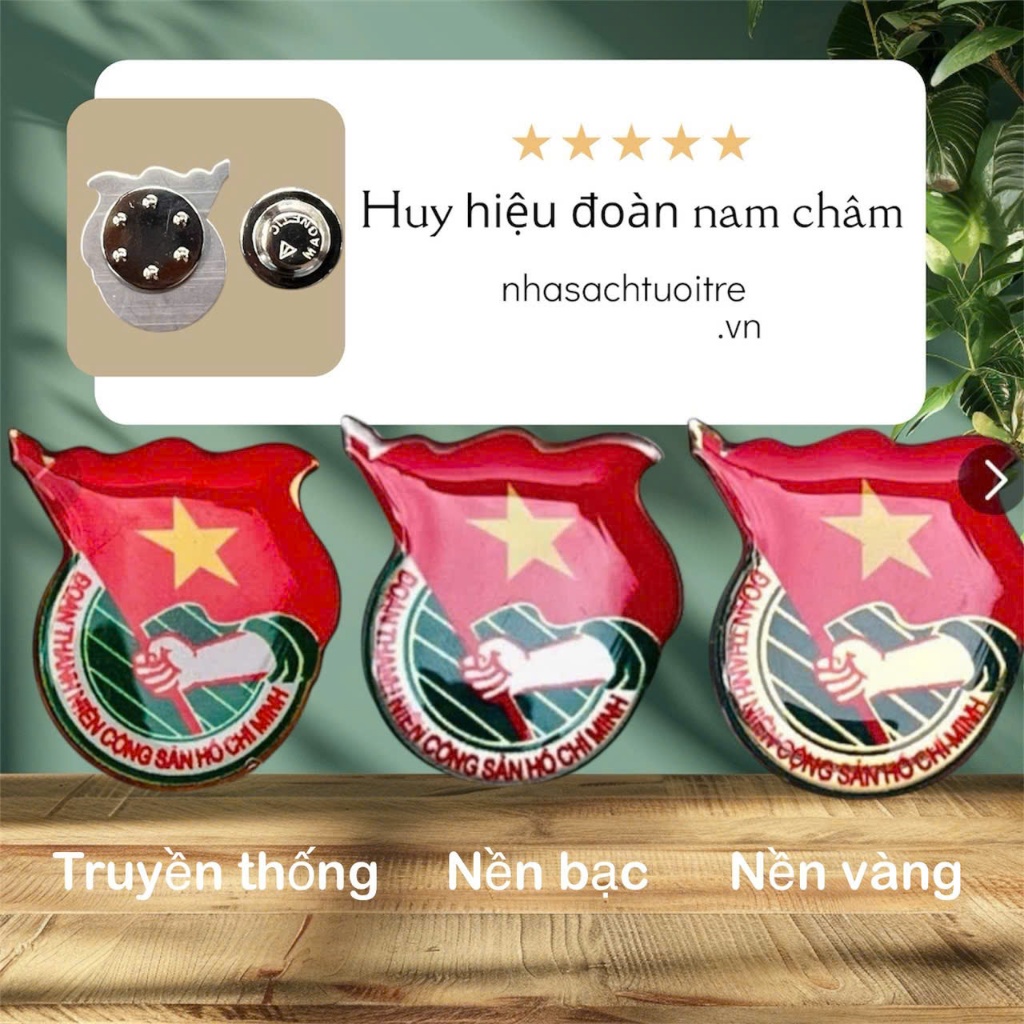 Set 10 Huy Hiệu Đoàn Nam Châm