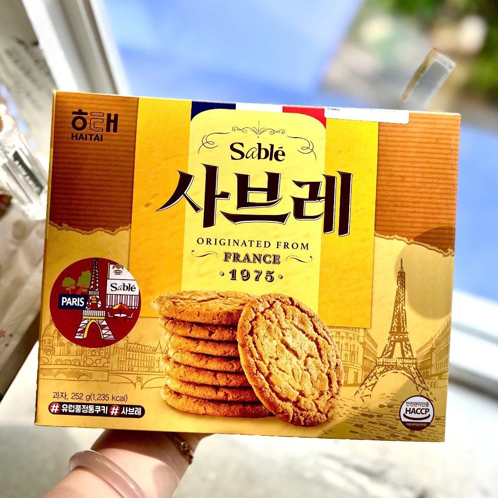 Bánh Quy Haitai Sable Hàn Quốc 252G