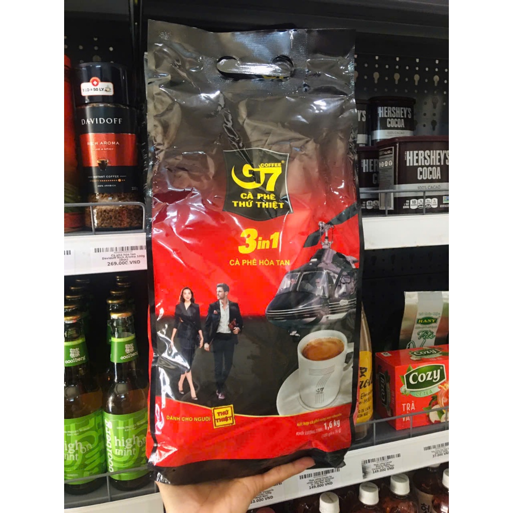 Cà phê Trung Nguyên G7 3in1 - G7 bịch 100 sticks