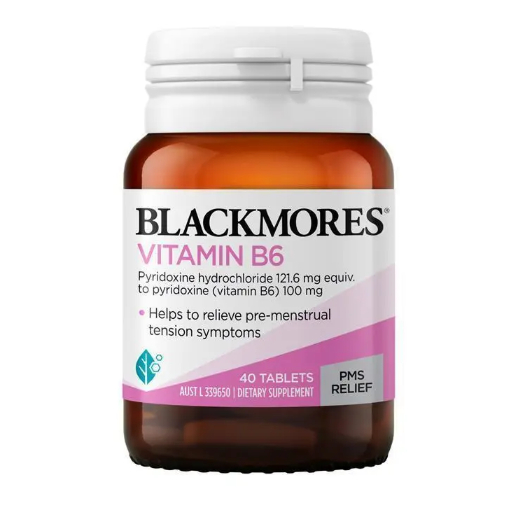 Viên Uống Bổ Sung Vitamin B6 Giúp Giảm Căng Thẳng Trước Kỳ Kinh Nguyệt Blackmores Vitamin B6