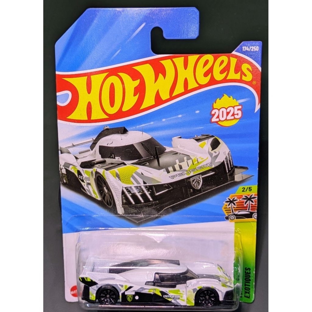 Xe mô hình Hotwheels Exotics - Peugeot 9X8 Hypercar/Hypervoiture